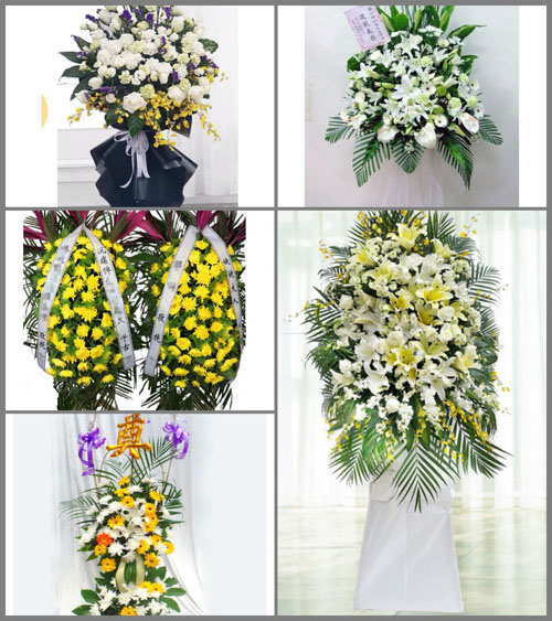 海南万宁市白事花篮预定